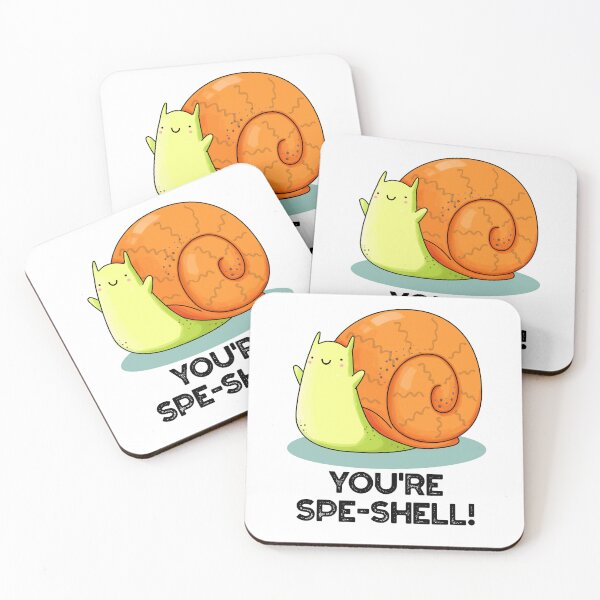 Item preview, You're Spe-shell Funny Snail Puns  designed and sold by punnybone.