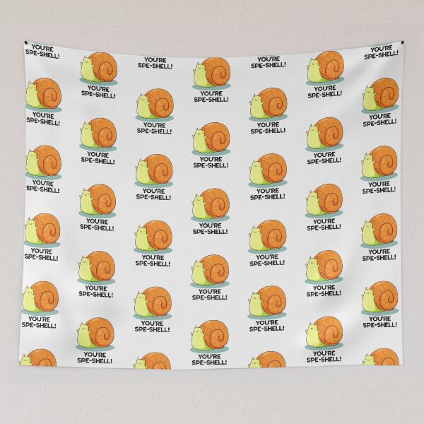 Item preview, You're Spe-shell Funny Snail Puns  designed and sold by punnybone.