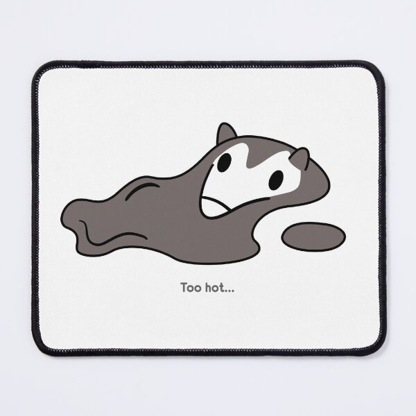Item preview, Melted opossum in puddle, too hot designed and sold by BeastlyBestie.