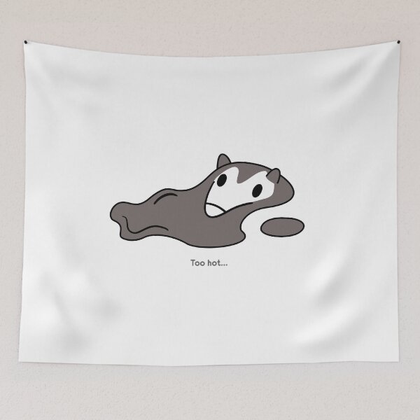 Item preview, Melted opossum in puddle, too hot designed and sold by BeastlyBestie.
