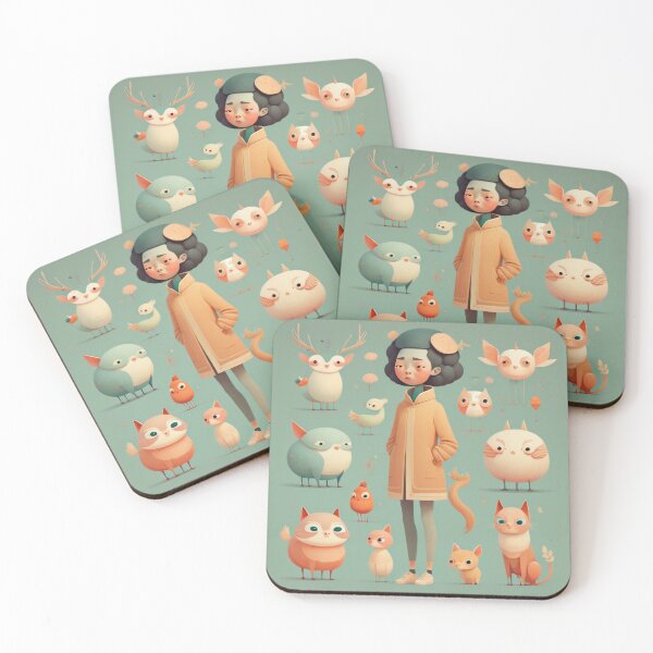 Item preview, Quirky and whimsical character no.9 designed and sold by SpecialForceART.