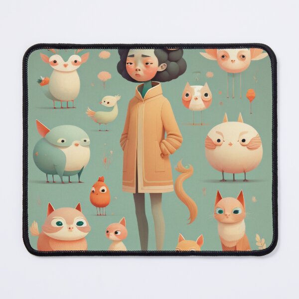 Item preview, Quirky and whimsical character no.9 designed and sold by SpecialForceART.