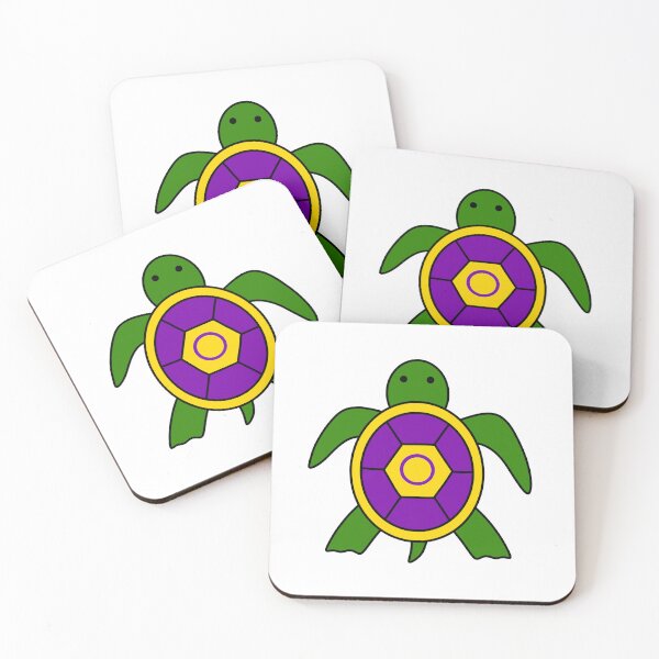 Item preview, Intersex flag turtle designed and sold by bookwoof.