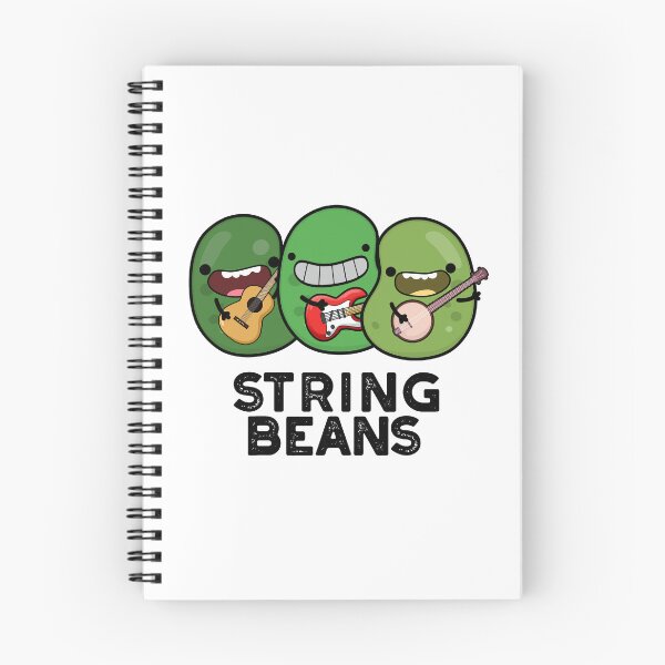 Item preview, String Beans Funny Vegetable Puns  designed and sold by punnybone.