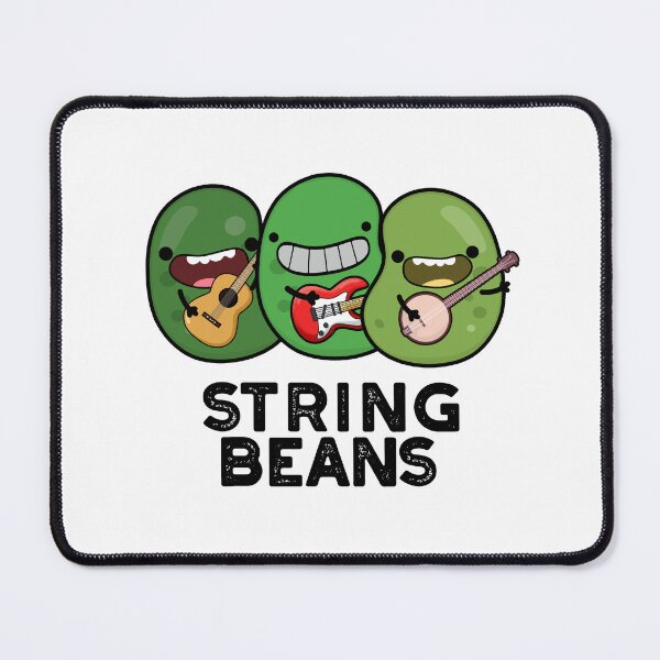 Item preview, String Beans Funny Vegetable Puns designed and sold by punnybone.