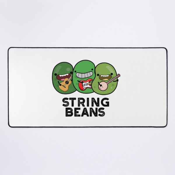 Item preview, String Beans Funny Vegetable Puns  designed and sold by punnybone.