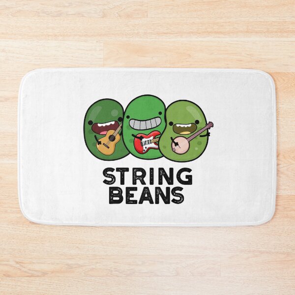 Item preview, String Beans Funny Vegetable Puns  designed and sold by punnybone.