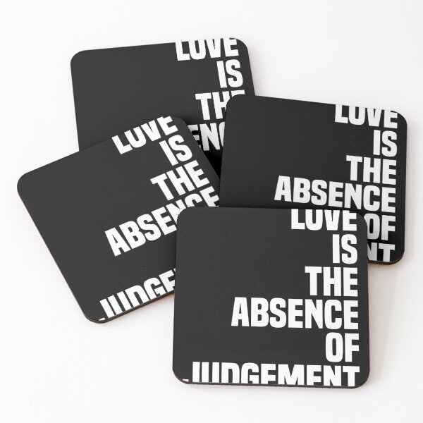 Item preview, Love is the absence of judgment - Dalai Lama Quote - Literature - Typography Print - Black designed and sold by Studio Grafiikka.