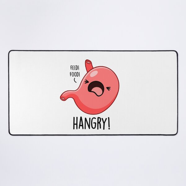 Item preview, Hangry Funny Stomach Puns  designed and sold by punnybone.