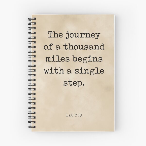 Item preview, The journey of a thousand miles - Lao Tzu Quote - Literature - Typewriter Print - Vintage designed and sold by Studio Grafiikka.
