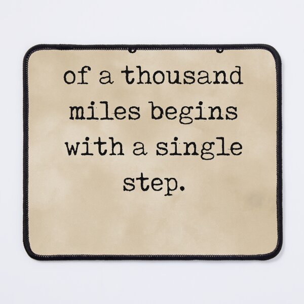 Item preview, The journey of a thousand miles - Lao Tzu Quote - Literature - Typewriter Print - Vintage designed and sold by Studio Grafiikka.
