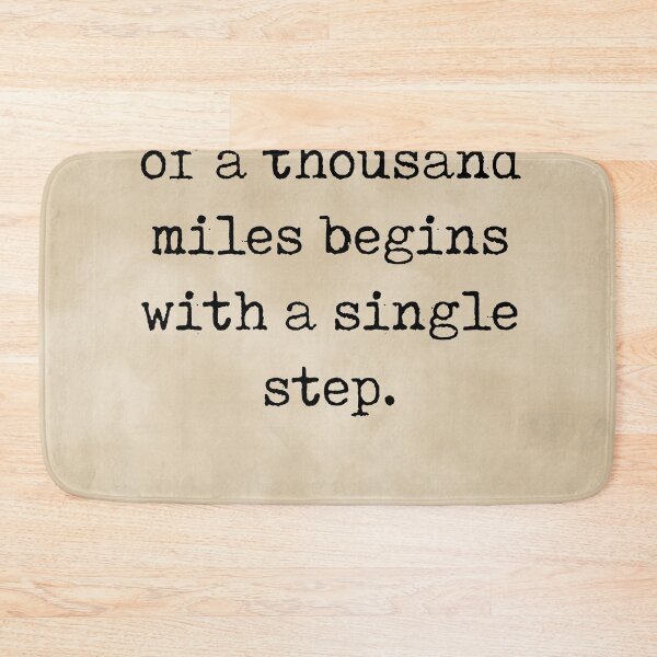 Item preview, The journey of a thousand miles - Lao Tzu Quote - Literature - Typewriter Print - Vintage designed and sold by Studio Grafiikka.