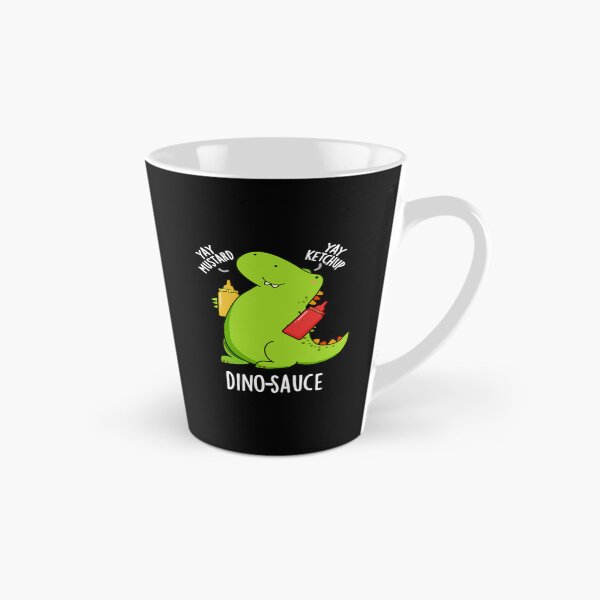 Item preview, Dino-Sauce Funny Dinosaur Puns (Dark BG) designed and sold by punnybone.