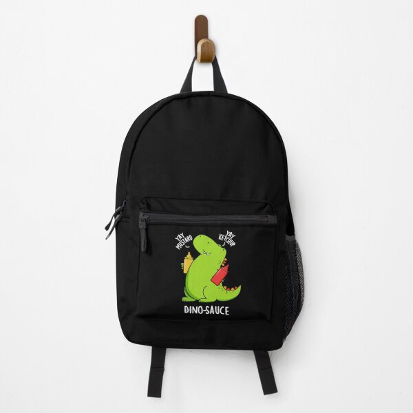 Item preview, Dino-Sauce Funny Dinosaur Puns (Dark BG) designed and sold by punnybone.