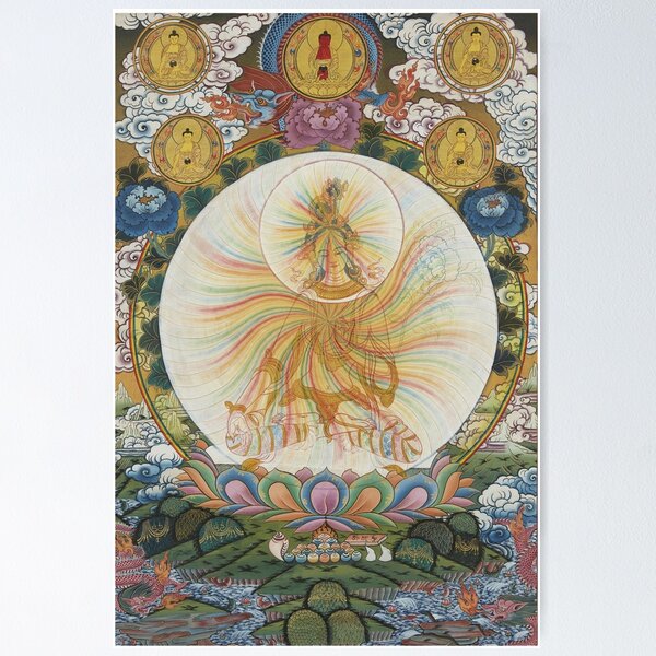 Item preview, Rainbow White Tara  designed and sold by Romio Shrestha.