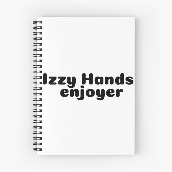Item preview, Izzy Hands enjoyer text in black designed and sold by zoocuties.
