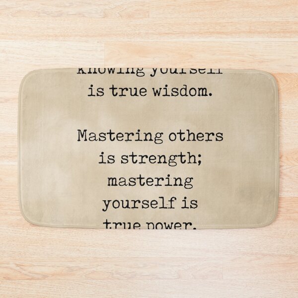 Item preview, owing yourself is true wisdom - Lao Tzu Quote - Literature - Typewriter Print 3 - Vintage designed and sold by Studio Grafiikka.
