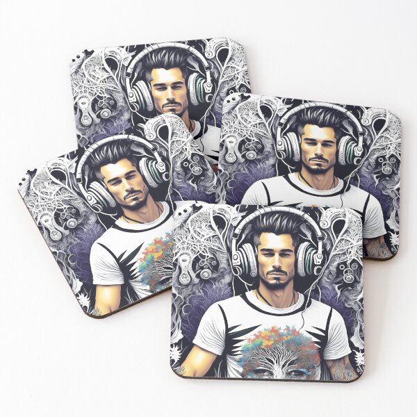 Item preview, Cosmic Jungle Party 3 designed and sold by Transelasticart.
