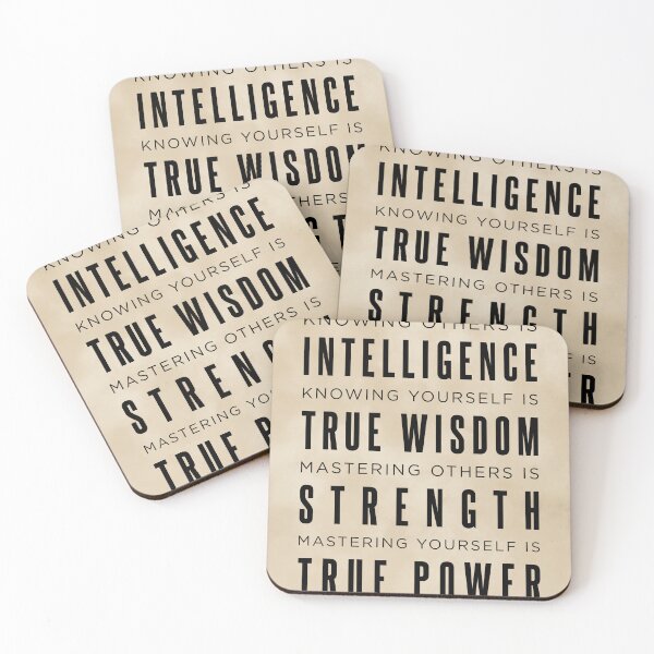 Artikelvorschau, Knowing yourself is true wisdom - Lao Tzu Quote - Literature - Typography Print 3 - Vintage entworfen und verkauft von Studio Grafiikka.