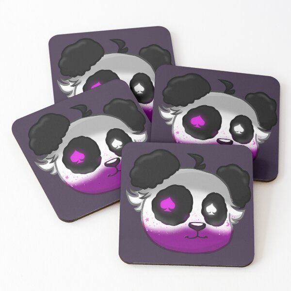 Item preview, Asexual Pride Panda LGBTQIA+ designed and sold by Howdy Gaudy.
