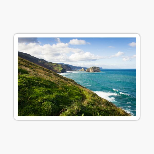 Basque Country coast landscape Sticker