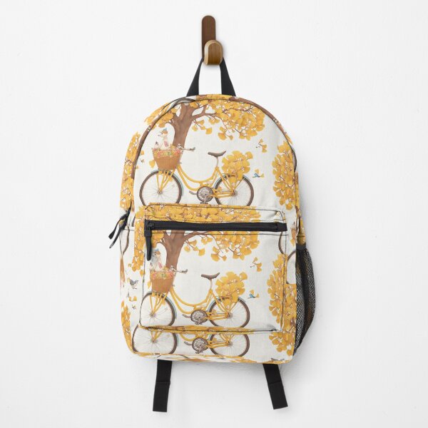 Item preview, Bicycle under the Ginkgo tree in Autumn designed and sold by Jayjaynaenae.