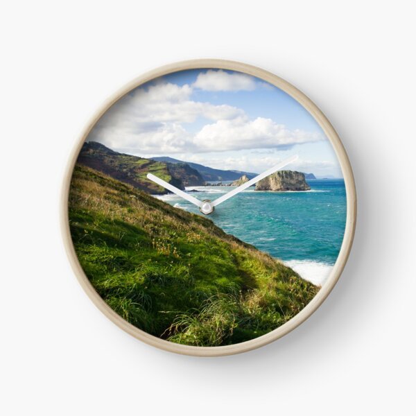 Basque Country coast landscape Clock