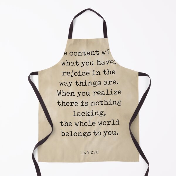 Item preview, Be content with what you have - Lao Tzu Quote - Literature - Typewriter Print - Vintage designed and sold by Studio Grafiikka.
