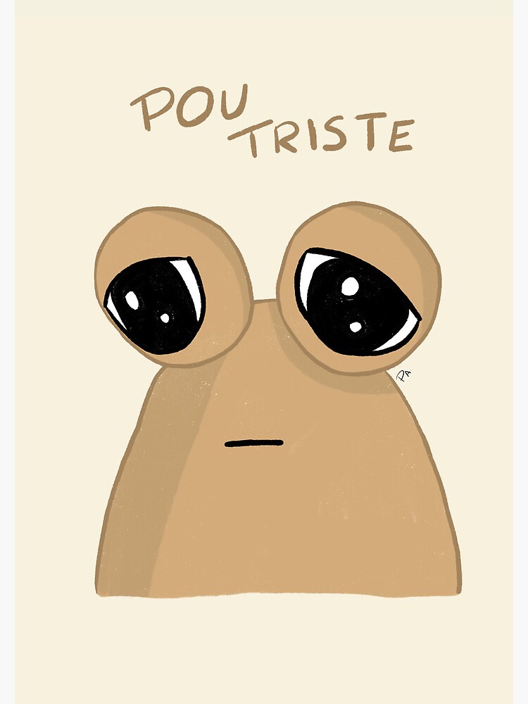 hungry pou :( Poster for Sale by Neesu