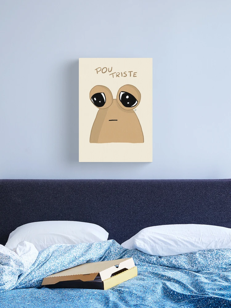 Pou Sad Poster by Pintoranimation