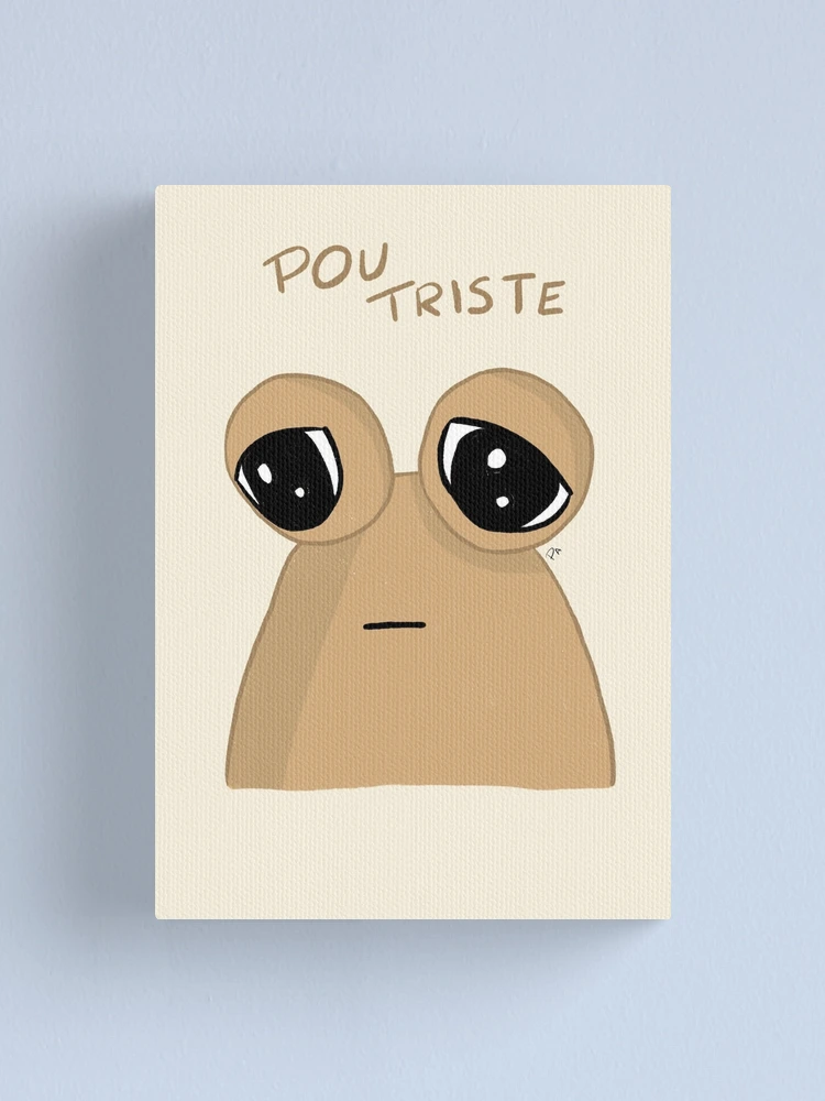 Pou Meme Canvas Prints for Sale