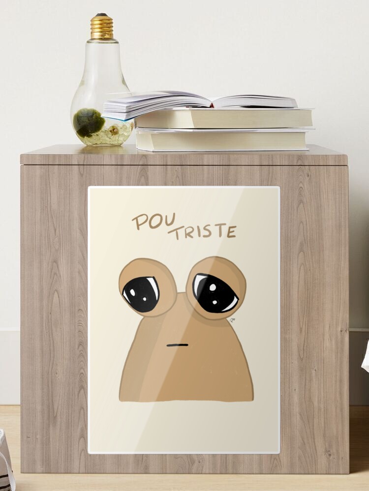 Pou Sad Poster by Pintoranimation