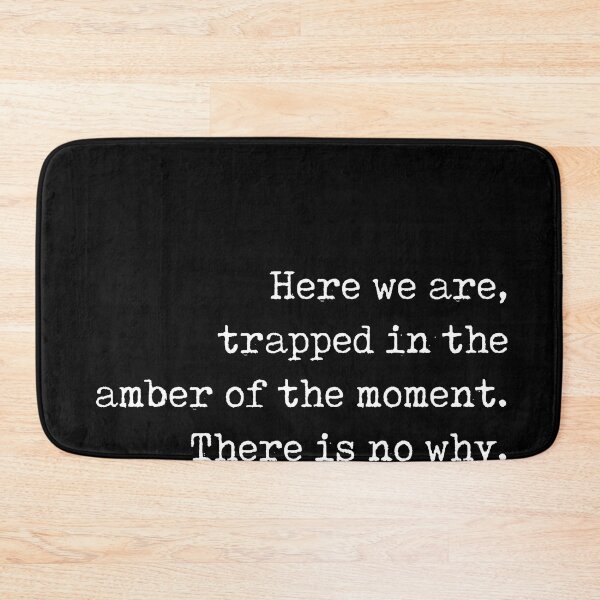 Item preview, Trapped in the amber of the moment - Kurt Vonnegut Quote - Literature - Typewriter Print - Black designed and sold by Studio Grafiikka.