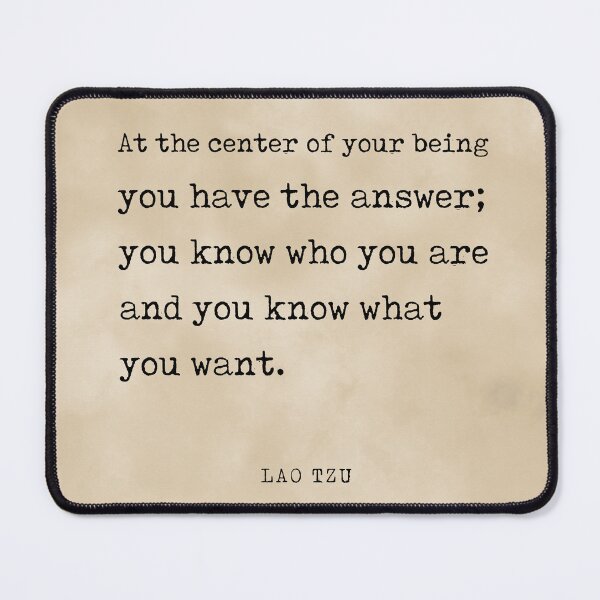 Item preview, You have the answer - Lao Tzu Quote - Literature - Typewriter Print - Vintage designed and sold by Studio Grafiikka.