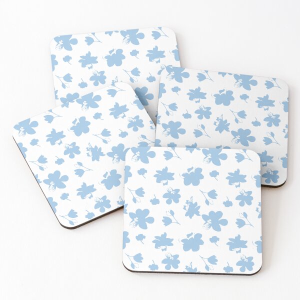 Item preview, Blue floral seamless pattern  designed and sold by Jayjaynaenae.