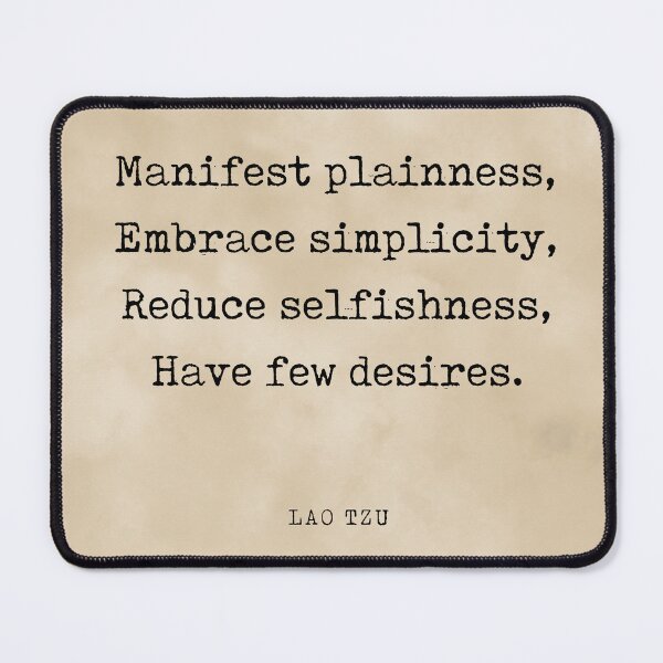 Item preview, Manifest plainness - Lao Tzu Quote - Literature - Typewriter Print - Vintage designed and sold by Studio Grafiikka.