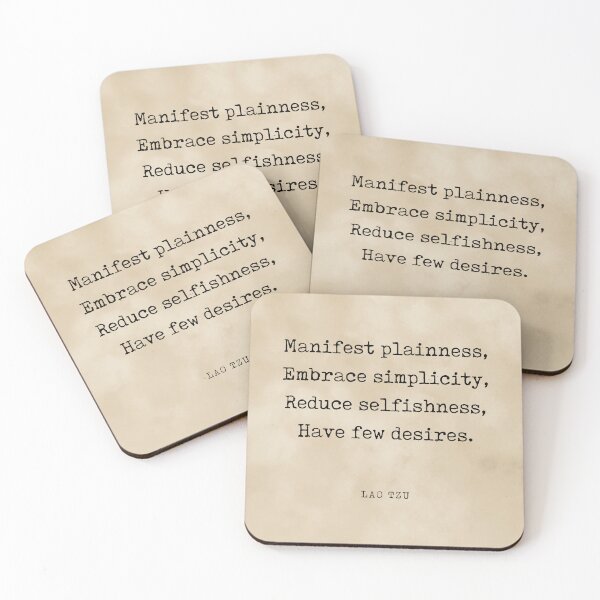 Item preview, Manifest plainness - Lao Tzu Quote - Literature - Typewriter Print - Vintage designed and sold by Studio Grafiikka.