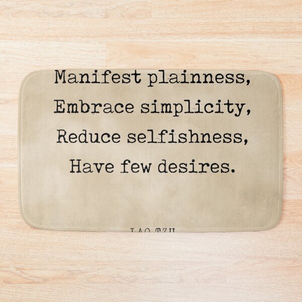 Item preview, Manifest plainness - Lao Tzu Quote - Literature - Typewriter Print - Vintage designed and sold by Studio Grafiikka.