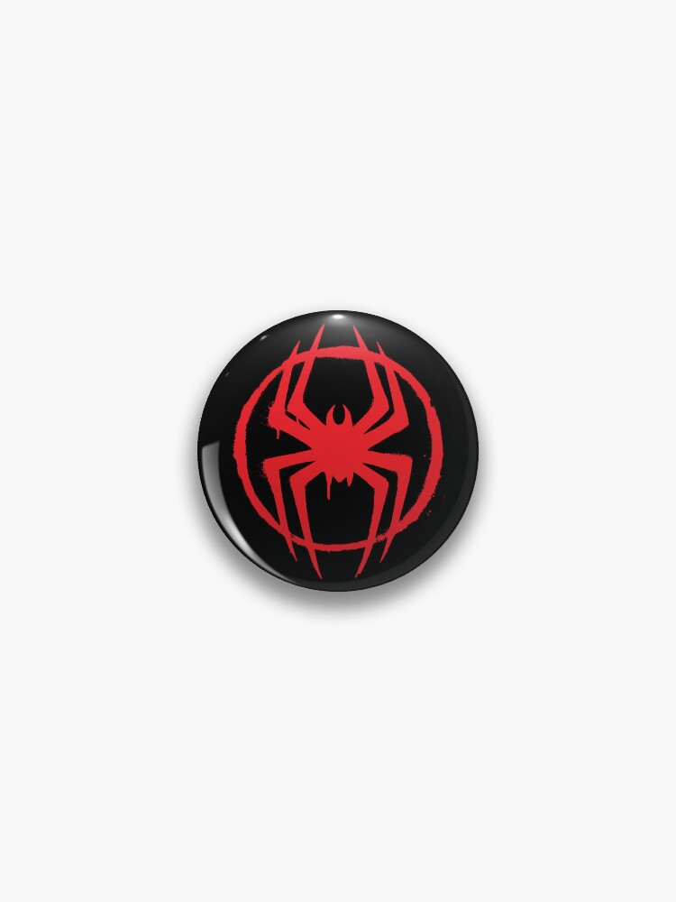 Thumbnail 1 of 3, Pin, Spidey spray paint logo designed and sold by blip1337.