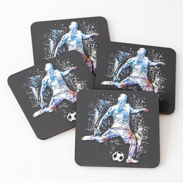 Item preview, Soccer - Goal - Soccer Player Blue designed and sold by BabyYodaSticker.