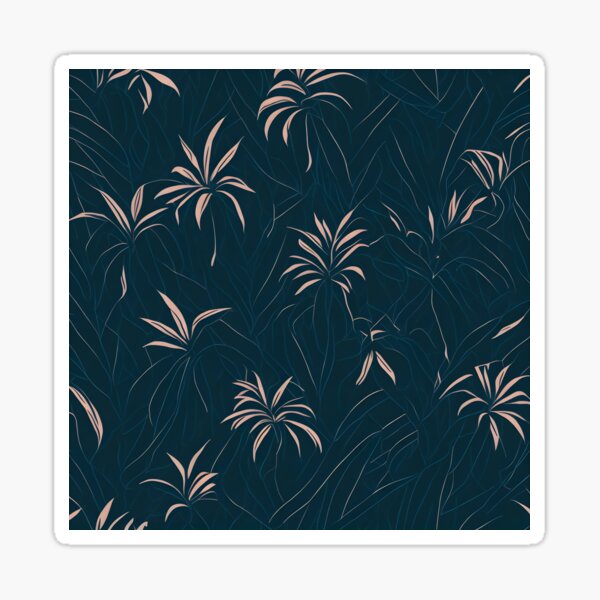 Minimal Palms Illustration by Frederick Alonso Sticker
