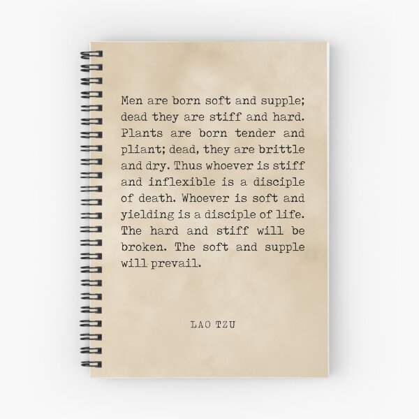 Item preview, The soft and supple - Lao Tzu Quote - Literature - Typewriter Print - Vintage designed and sold by Studio Grafiikka.