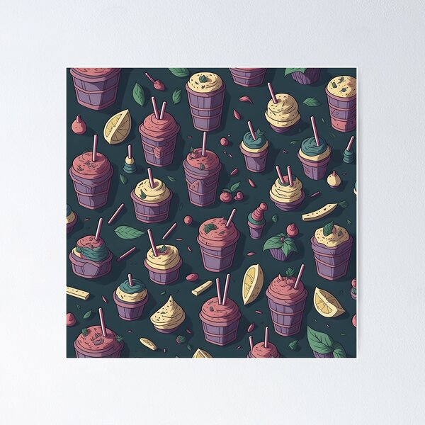 Item preview, Smoothie Ice Lemon Illustration by Frederick Alonso designed and sold by ARTWORKSbyFA.