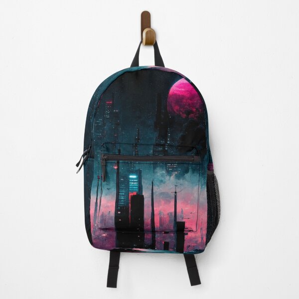 Item preview, Futuristic City At Night (Neo Noir Blade Runner Theme Cityscape Vaporwave) designed and sold by armando39.