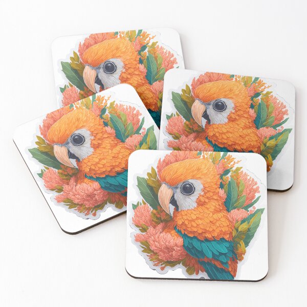 Item preview, DPrompt Design, T-Shirt, Funny Animal Shirt, Dad Gifts, Mom Gift, Their Gifts , Graphic Tee, Flowers, Macaw, Parrot designed and sold by DPrompt.