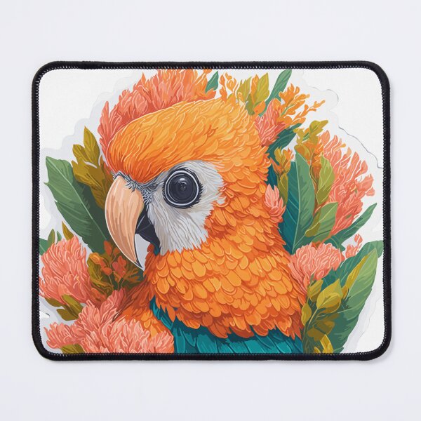 Item preview, DPrompt Design, T-Shirt, Funny Animal Shirt, Dad Gifts, Mom Gift, Their Gifts , Graphic Tee, Flowers, Macaw, Parrot designed and sold by DPrompt.