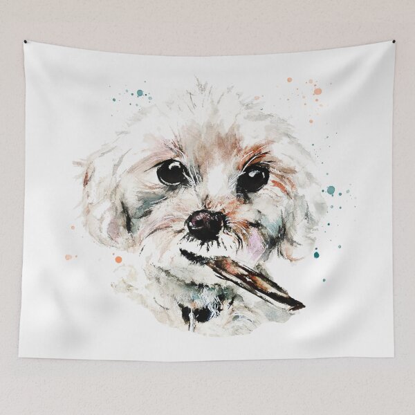 Item preview, Dog white head designed and sold by CorneliaPilz.