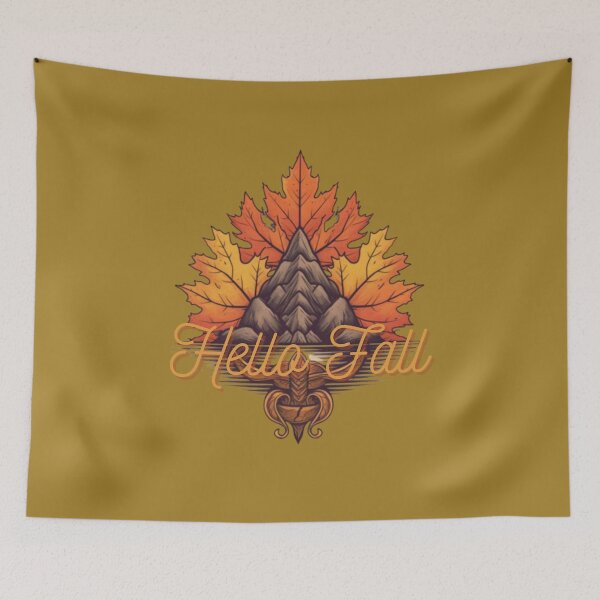 Item preview, Hello Fall old mountain designed and sold by Muangluang.
