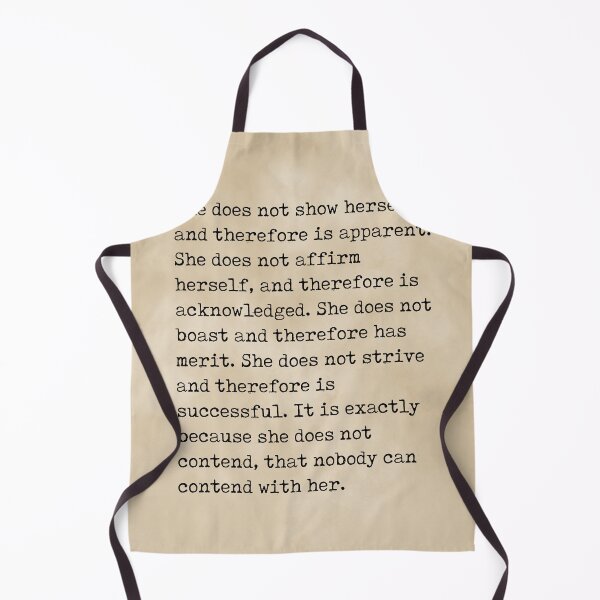 Item preview, She does not show herself - Lao Tzu Quote - Literature - Typewriter Print - Vintage designed and sold by Studio Grafiikka.