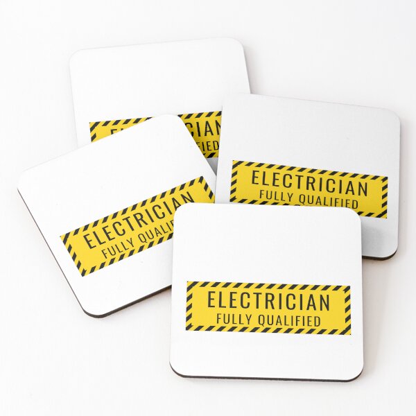 Item preview, Electrician Fully Qualified designed and sold by Quirky Dez.
